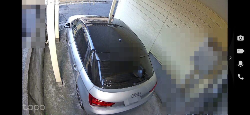 実際の映像　昼間